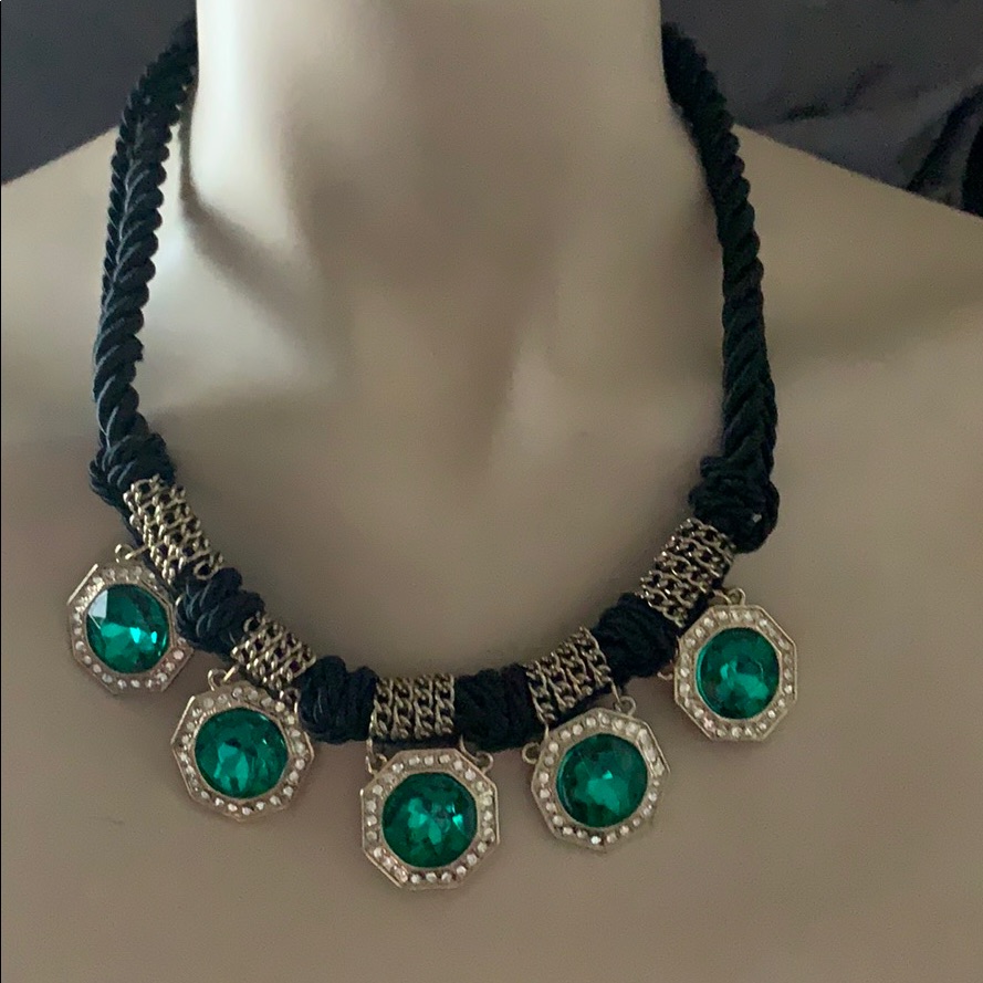Emerald Statement Necklace